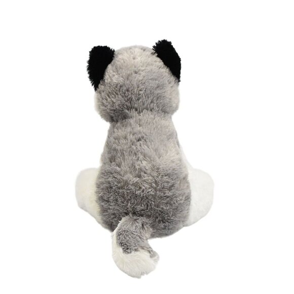 Aurora World Siberian Husky Plush Toy Stuffed Animal Blue Eye Gray White 14" - Picture 3 of 7